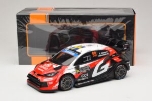 Toyota GR Yaris Rally1 #99 O. Solberg / E. Edmondson Rally Monte Carlo Winner 2026 IXO 1:18 18RMC269A Metaal — afbeelding 6 van 6