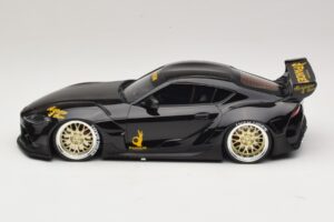 Toyota Supra GR A90 Pandem V1.0 Zwart TopSpeed 1:18 TS0307 Hars — afbeelding 3 van 6