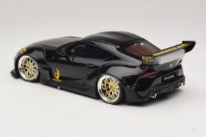 Toyota Supra GR A90 Pandem V1.0 Zwart TopSpeed 1:18 TS0307 Hars — afbeelding 5 van 6