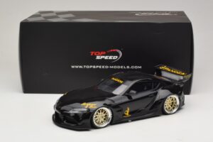 Toyota Supra GR A90 Pandem V1.0 Zwart TopSpeed 1:18 TS0307 Hars — afbeelding 6 van 6