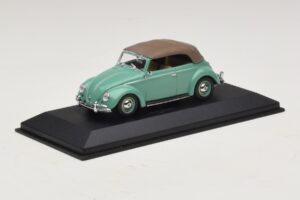 Volkswagen 1200 Cabriolet Stoffen Kap Groen Minichamps 1:43 430052042 Metaal — afbeelding 2 van 5