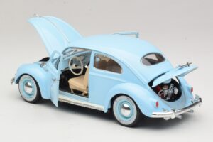 Volkswagen Kever Blauw Bburago 1:18 3381 Metaal — afbeelding 5 van 8