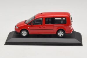 Volkswagen Caddy 2K Bus Rood Minichamps 1:43 CADDY009 Metaal