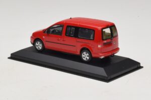 Volkswagen Caddy 2K Bus Rood Minichamps 1:43 CADDY009 Metaal — afbeelding 3 van 5