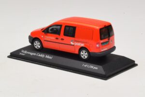 Volkswagen Caddy Maxi Mk3 Norway Post Minichamps 1:43 403057005 Metaal — afbeelding 3 van 5