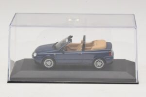 Volkswagen Golf Mk4 Cabriolet Blauw Dealer Editie Minichamps 1:43 GOLF005 Metaal — afbeelding 4 van 5