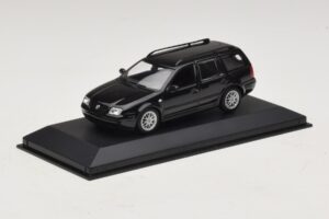 Volkswagen Golf Mk4 Variant Sport Highline BBS Edition Zwart Vervangende Doos Minichamps 1:43 GOLF008-R1 Metaal — afbeelding 2 van 5