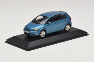 Volkswagen Golf Plus Mk5 Blauw Metallic Vervangende Doos Minichamps 1:43 GOLF02-R1 Metaal — afbeelding 2 van 5