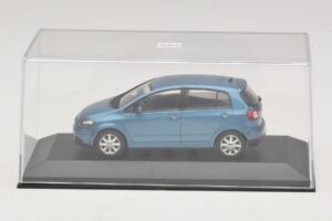 Volkswagen Golf Plus Mk5 Blauw Metallic Vervangende Doos Minichamps 1:43 GOLF02-R1 Metaal — afbeelding 4 van 5