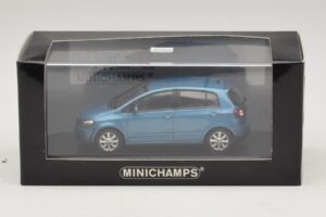 Volkswagen Golf Plus Mk5 Blauw Metallic Vervangende Doos Minichamps 1:43 GOLF02-R1 Metaal — afbeelding 5 van 5