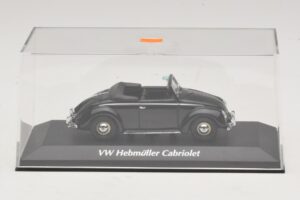 Volkswagen Hebmuller Cabriolet Zwart Maxichamps 1:43 940052130 Metaal — afbeelding 4 van 5