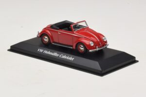 Volkswagen Hebmuller Cabriolet Rood Maxichamps 1:43 940052131 Metaal — afbeelding 3 van 5