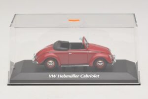 Volkswagen Hebmuller Cabriolet Rood Maxichamps 1:43 940052131 Metaal — afbeelding 4 van 5