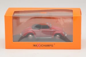 Volkswagen Hebmuller Cabriolet Rood Maxichamps 1:43 940052131 Metaal — afbeelding 5 van 5