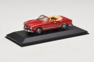 Volkswagen Karmann Ghia Cabriolet Donkerrood Minichamps 1:43 5032 Metaal — afbeelding 2 van 5