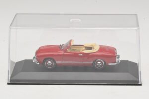 Volkswagen Karmann Ghia Cabriolet Donkerrood Minichamps 1:43 5032 Metaal — afbeelding 4 van 5