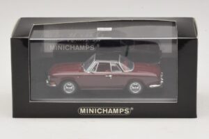 Volkswagen Karmann Ghia Rood Met Zwart Dak Minichamps 1:43 GHIA002 Metaal — afbeelding 5 van 5