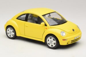 Volkswagen New Beetle A4 Geel Bburago 1:18 3302 Metaal — afbeelding 6 van 8