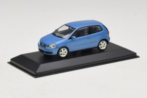 Volkswagen Polo 9N3 Blauw Minichamps 1:43 POLO001 Metaal — afbeelding 2 van 5