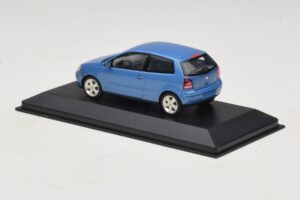 Volkswagen Polo 9N3 Blauw Minichamps 1:43 POLO001 Metaal — afbeelding 3 van 5