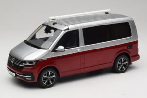 Volkswagen T6.1 California Ocean Tornado Red / Reflex Silver Otto 1:18 Volkswagen T6.1 California Ocean Tornado Red / Reflex Silver Otto 1:18 OT1342 Hars